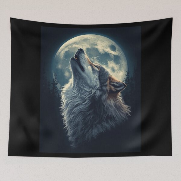 Item preview, Wolf Moon designed and sold by whatthefoxsays.