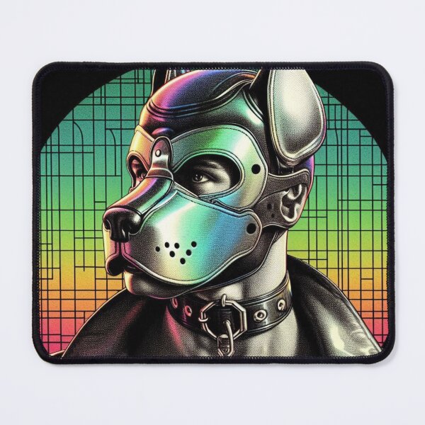 Item preview, Pup Play - CyberPup Oscar Gay Leather Bar Berlin Pride Graphic Design designed and sold by ItsAKinkThing.