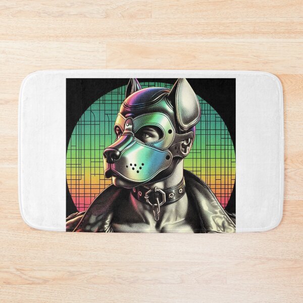 Item preview, Pup Play - CyberPup Oscar Gay Leather Bar Berlin Pride Graphic Design designed and sold by ItsAKinkThing.