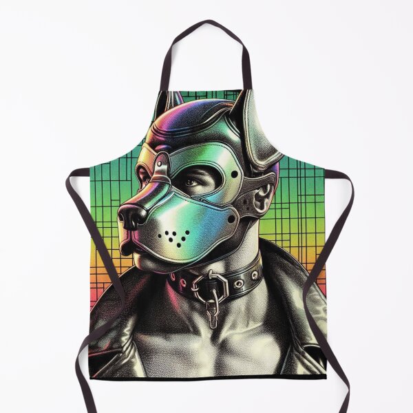 Item preview, Pup Play - CyberPup Oscar Gay Leather Bar Berlin Pride Graphic Design designed and sold by ItsAKinkThing.