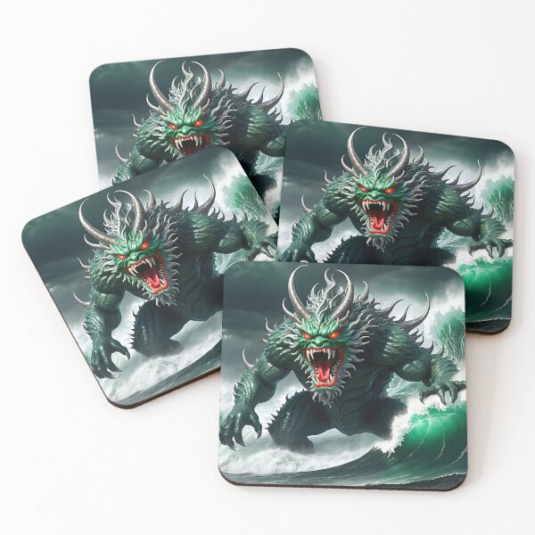 Item preview, The monstrous ocean beast rising to claim the sea. designed and sold by MissYouONLY.