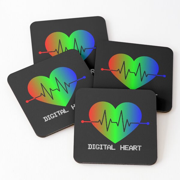 Item preview, Digital Heart Beat - RGB Pulse EKG Tech Design designed and sold by WatchImagine.