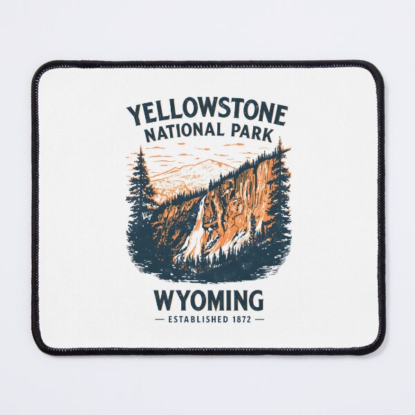 Item preview, Yellowstone National Park - Wyoming designed and sold by GoodOldVintage.