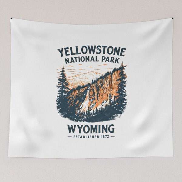 Item preview, Yellowstone National Park - Wyoming  designed and sold by GoodOldVintage.