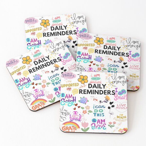 Item preview, DAILY REMINDER Affirmation Inspirational Design  designed and sold by AKANKEDESIGN.