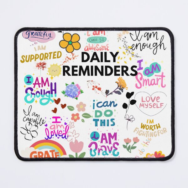 Item preview, DAILY REMINDER Affirmation Inspirational Design  designed and sold by AKANKEDESIGN.