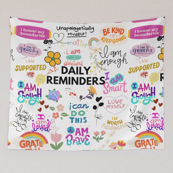 Item preview, DAILY REMINDER Affirmation Inspirational Design  designed and sold by AKANKEDESIGN.
