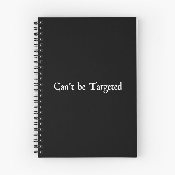 Item preview, Can't be Targeted designed and sold by EQUIPZERO.