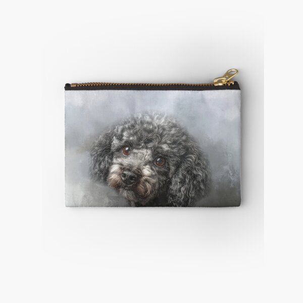 Item preview, Cute Gray Miniature Poodle designed and sold by Elisabeth Lucas.