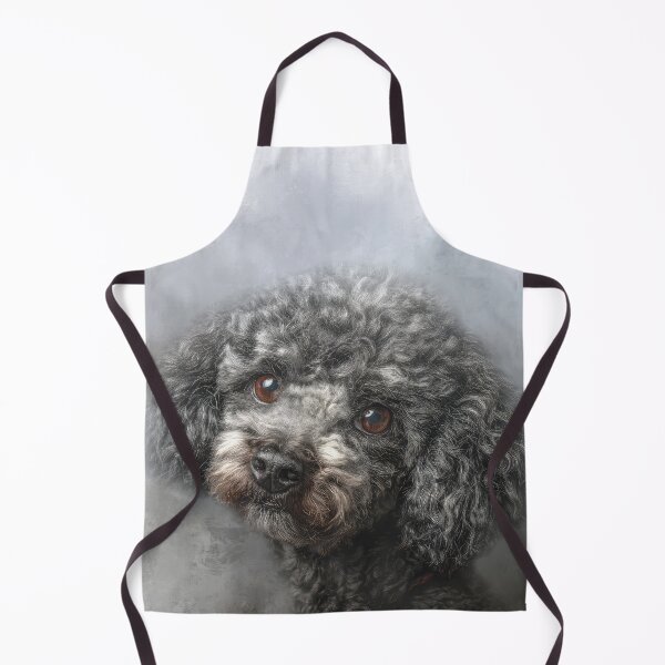 Item preview, Cute Gray Miniature Poodle designed and sold by Elisabeth Lucas.