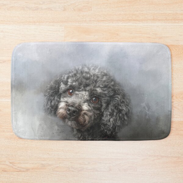 Item preview, Cute Gray Miniature Poodle designed and sold by Elisabeth Lucas.