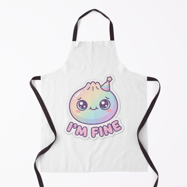 Aperçu de l'œuvre Soft Pastel Kawaii Onion/Dumpling “I’m Fine” créée et vendue par akramus.
