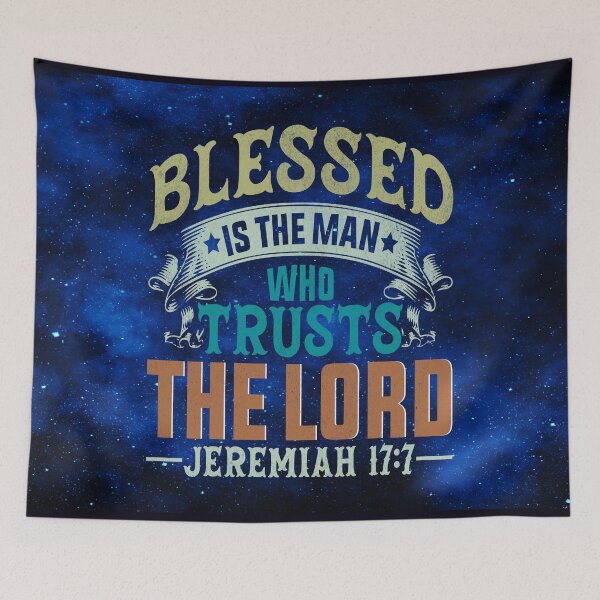 Item preview, Blessed Is the Man Who Trusts the Lord | Jeremiah 17:7 Christian Design designed and sold by MysticOzzy.