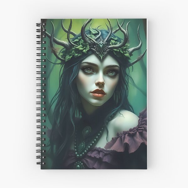 Item preview, Forest Dryad Queen - Mystical Nature Fantasy Portrait designed and sold by ArtMorphStudio.