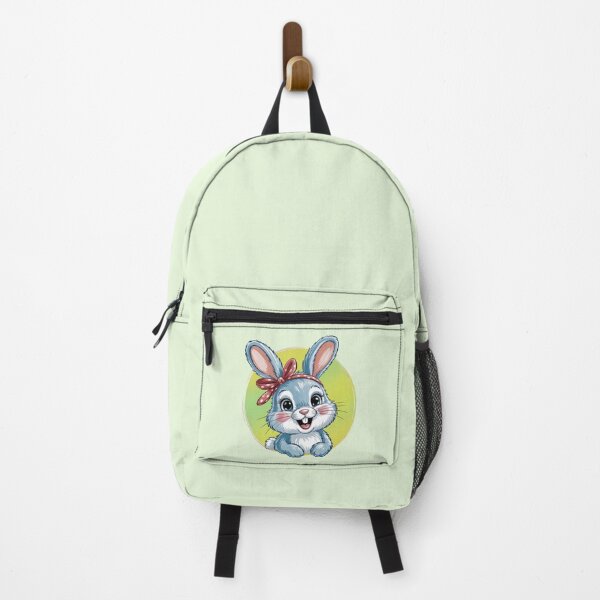 Item preview, Kawaii Blue Bunny Cute Painterly Animal designed and sold by lalasine.story.
