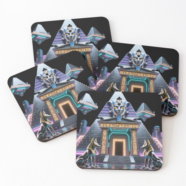 Item preview, Cyberpunk Hieroglyphs – Futuristic Egyptian Fusion2 designed and sold by AnadAA.