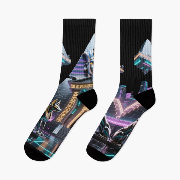 Item preview, Cyberpunk Hieroglyphs – Futuristic Egyptian Fusion2 designed and sold by AnadAA.