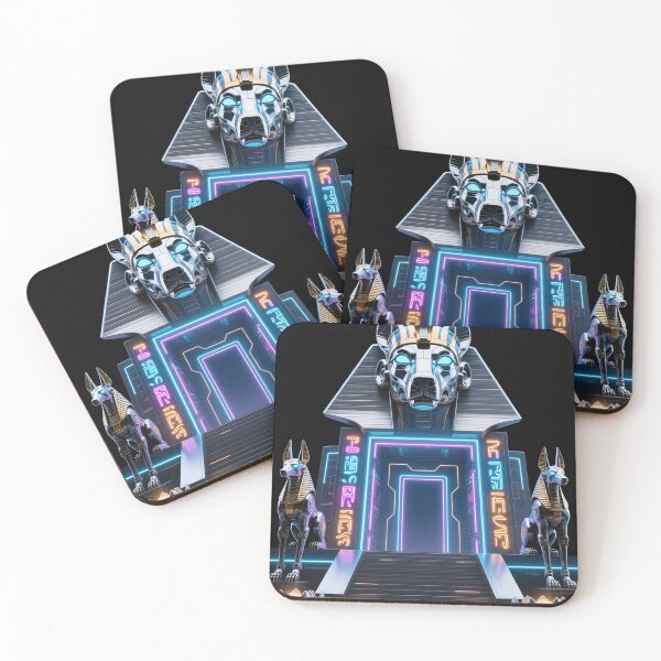 Item preview, Cyberpunk Hieroglyphs – Futuristic Egyptian Fusion1 designed and sold by AnadAA.