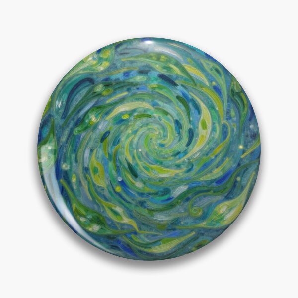 Item preview, Spiral Leaves in Motion – van Gogh Style meets Cosmic Flow for Dreamers & Color Poets designed and sold by FotoworldEdel.
