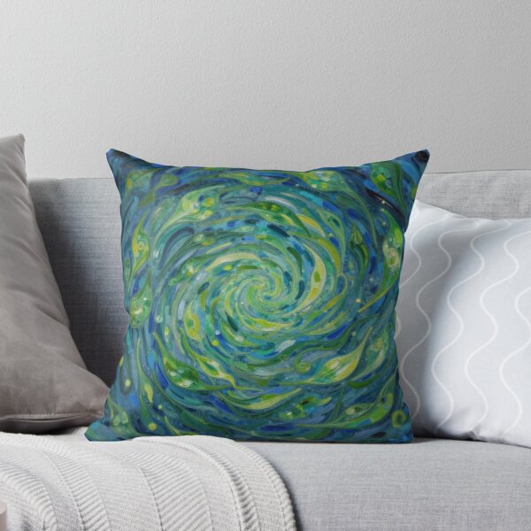 Item preview, Spiral Leaves in Motion – van Gogh Style meets Cosmic Flow for Dreamers & Color Poets designed and sold by FotoworldEdel.