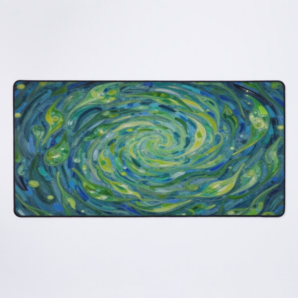 Item preview, Spiral Leaves in Motion – van Gogh Style meets Cosmic Flow for Dreamers & Color Poets designed and sold by FotoworldEdel.