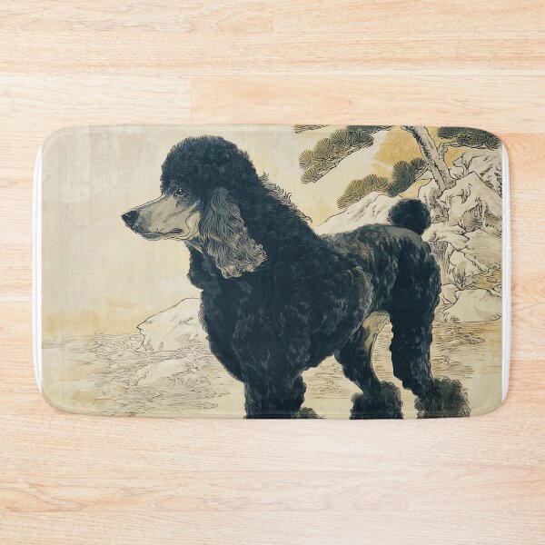 Item preview, Regal Poodle by a Pine Tree designed and sold by lautir.