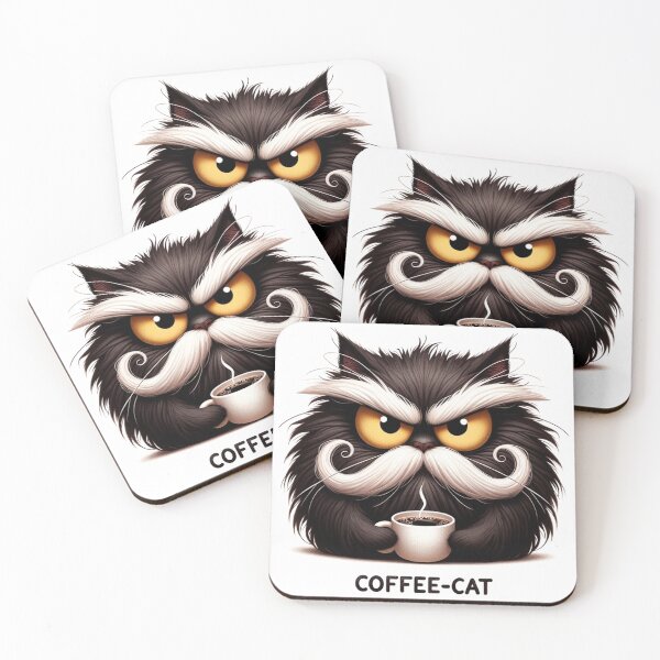 Item preview, Don't be a copy cat, be a Coffee Cat designed and sold by Parody-is-King.