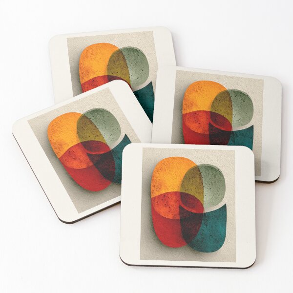 Item preview, Abstract Geometric Romantic Love Art designed and sold by AtotheTwoDesign.