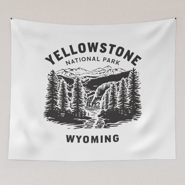 Item preview, Yellowstone National Park - Wyoming  designed and sold by GoodOldVintage.