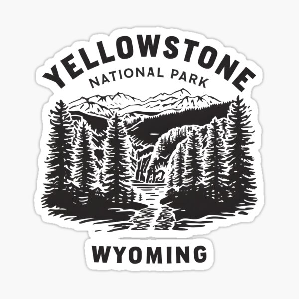 Yellowstone National Park - Wyoming Sticker