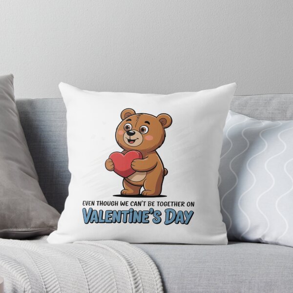 Item preview, Long Distance Valentine Cute Bear Love designed and sold by MonkiFlipp.