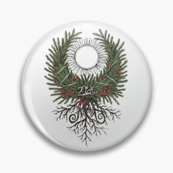 Item preview, 2026 Slavic Protection Symbol - Pagan New Year - Folklore Winter Art designed and sold by YvkafromPoland.