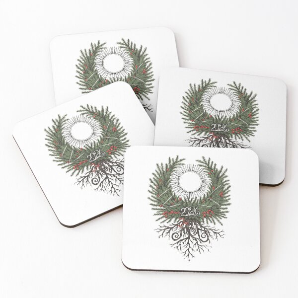 Item preview, 2026 Slavic Protection Symbol - Pagan New Year - Folklore Winter Art designed and sold by YvkafromPoland.