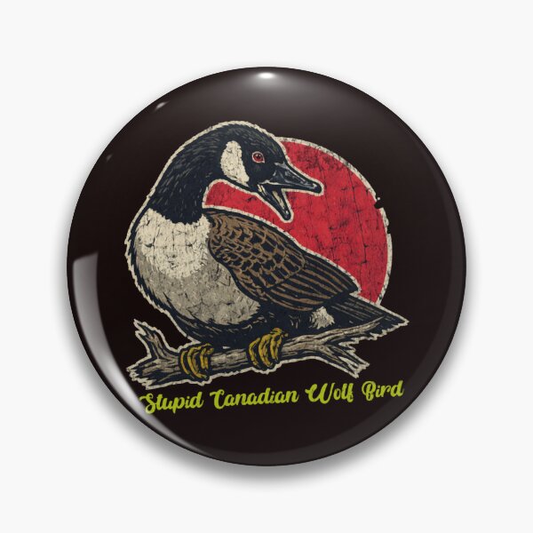 Item preview, Stupid Canadian Wolf Bird Red  designed and sold by cosettacir6382.