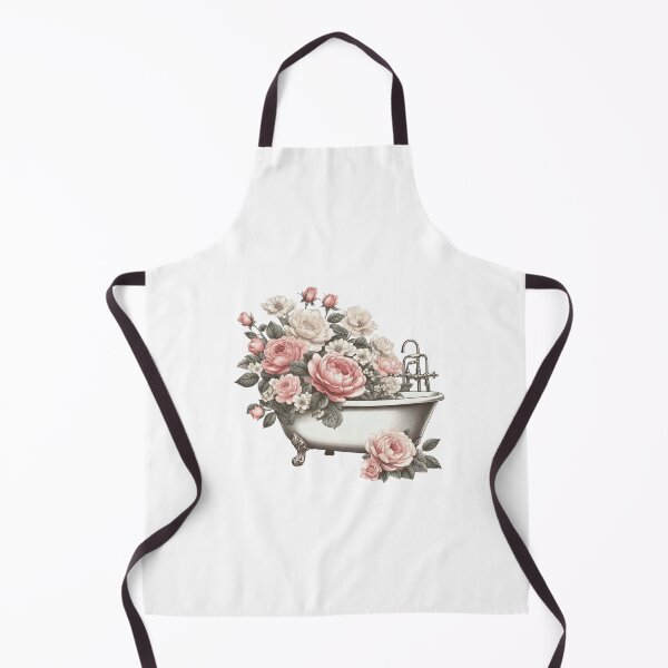 Item preview, lovely vintage bath with roses designed and sold by nicnacc.