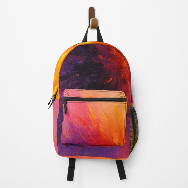 Item preview, Solar Burst - Abstract Energy Explosion in Yellow and Purple designed and sold by Joey Santiago.