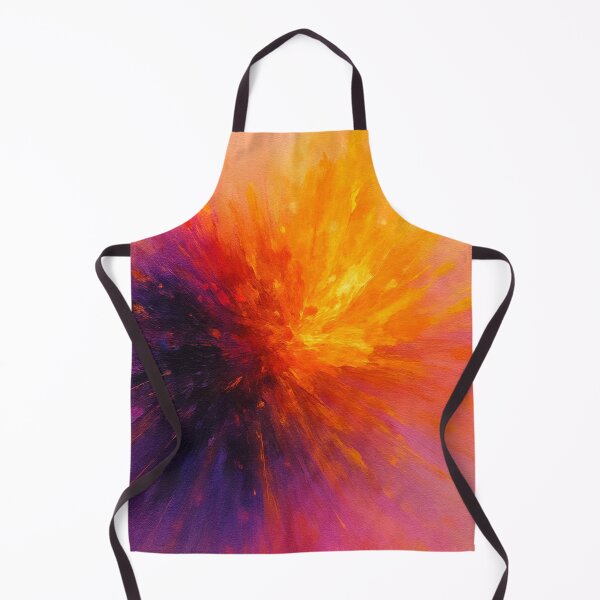 Item preview, Solar Burst - Abstract Energy Explosion in Yellow and Purple designed and sold by Joey Santiago.
