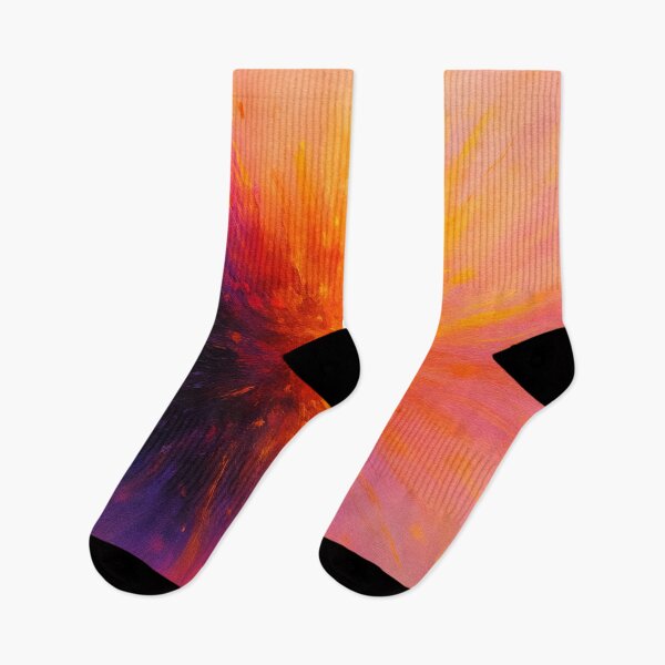 Item preview, Solar Burst - Abstract Energy Explosion in Yellow and Purple designed and sold by Joey Santiago.