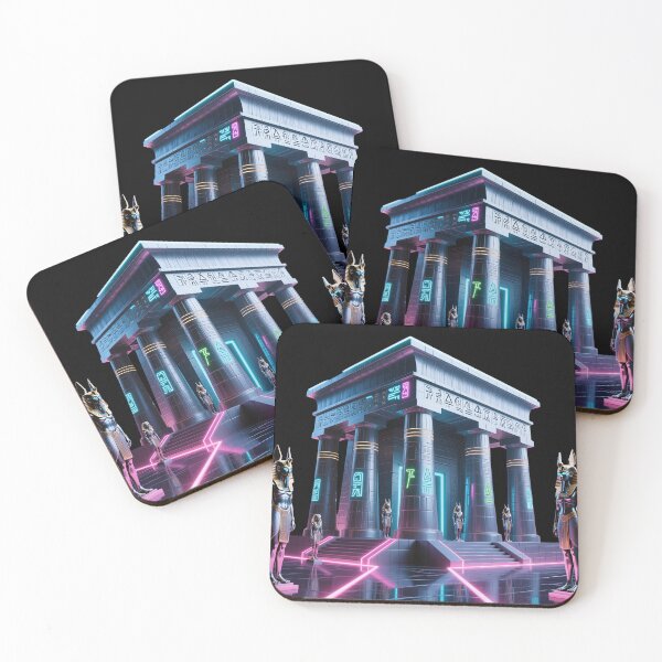 Item preview, Cyberpunk Hieroglyphs – Futuristic Egyptian Fusion3 designed and sold by AnadAA.