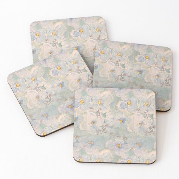 Item preview, Blue Watercolor Forget-Me-Not Floral Pattern designed and sold by Kara Draws.
