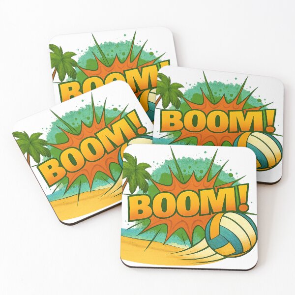 Item preview, BOOM! - Comic Beach Volleyball Kill designed and sold by royalswin.