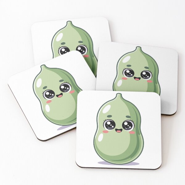 Item preview, Cute Kawaii Avocado Character – Adorable Smiling Cartoon Illustration designed and sold by Royalsticker.