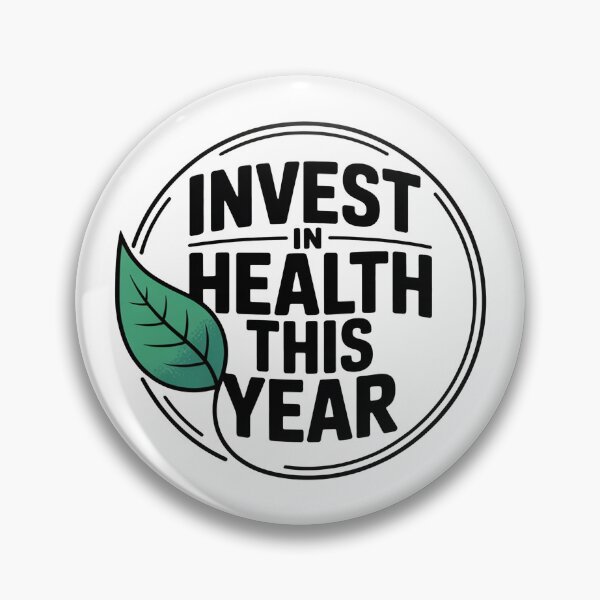 Item preview, Invest in Health This Year designed and sold by MonkiFlipp.