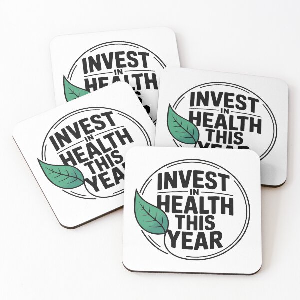 Item preview, Invest in Health This Year designed and sold by MonkiFlipp.