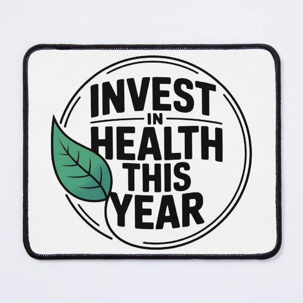Item preview, Invest in Health This Year designed and sold by MonkiFlipp.