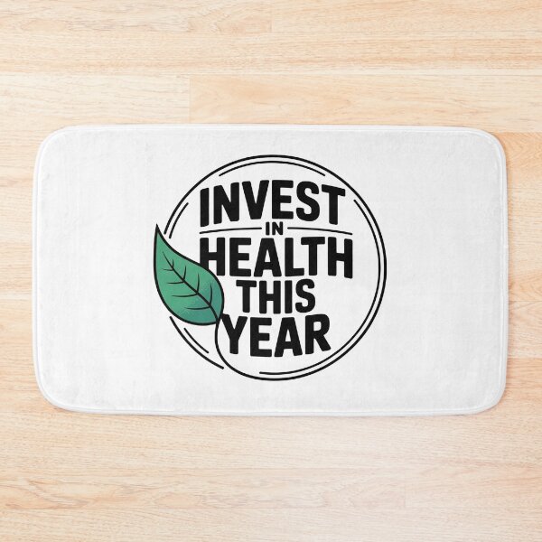 Item preview, Invest in Health This Year designed and sold by MonkiFlipp.
