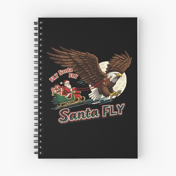 Item preview, Fly Santa Fly -Philadelphia-Eagles-Christmas-pixel  designed and sold by w66aboo.