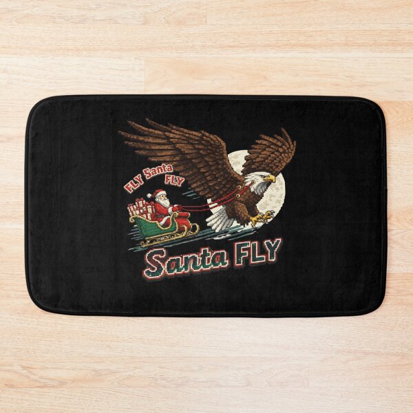 Item preview, Fly Santa Fly -Philadelphia-Eagles-Christmas-pixel  designed and sold by w66aboo.