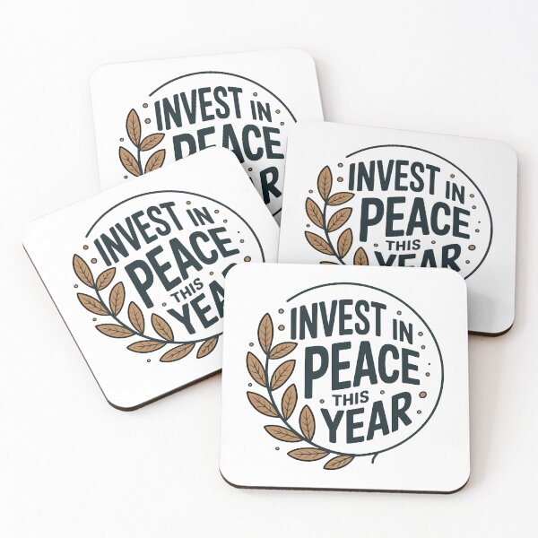 Item preview, Invest in Peace This Year designed and sold by MonkiFlipp.