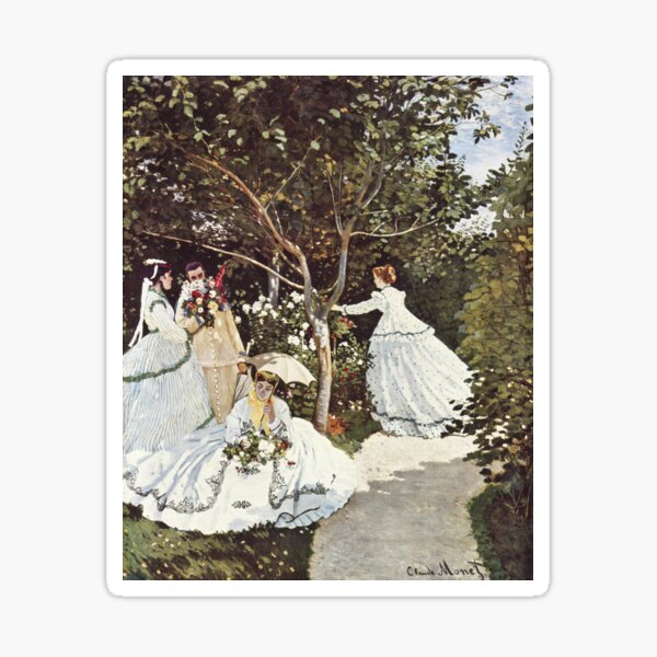 Item preview, HD. Women in the garden, by Claude Monet. HIGH DEFINITION  designed and sold by MINDTHECHERRY.